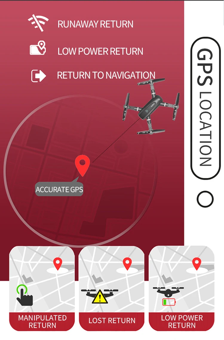 Радиоуправляемый Дрон GPS позиционирование Квадрокоптер с 5G 4K HD Wifi FPV камера точка полета складной вертолет жеста Фото Видео игрушки