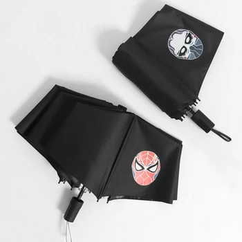 

Discoloration in water spiderman umbrella folding portable parasol windproof design high quality ladies men's umbrella travel