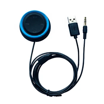 

Music Noise Cancellation Audio Adapter Bluetooth Receiver Transmitter Hands Free Aux Accessories Car Kit MP3 Player Universal