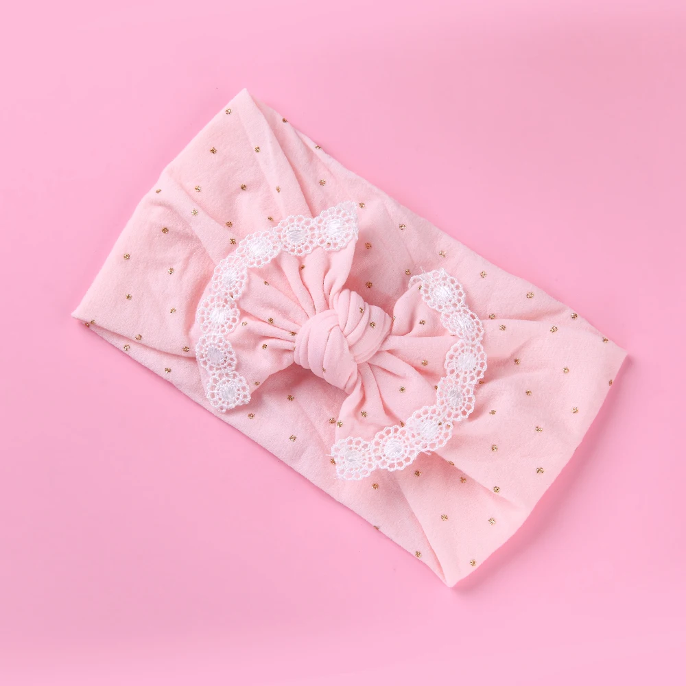 

2019 Brand Baby Hairband Soft Cotton Baby Girls Kid Toddler Bow Tassel Hairband Headband Turban Big Knot Head-Wrap Free Shipping