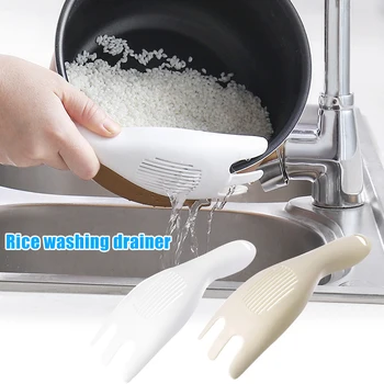 

Economical Kitchen Creative Multi-Function Rice Washing Tool Washing Rice Sieve Household Sink Food Drain Rack Home ds99