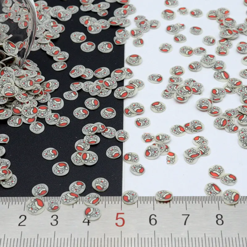 100 г/лот полимерная Горячая глина Fimo Рождественский Санта для рукоделия, DIY Slime - Цвет: G