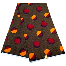 Полиэстер африканская печатная восковая ткань настоящий голландский воск африканская ткань Tissu высокое качество швейный материал 6 ярдов ткань для вечерние платья