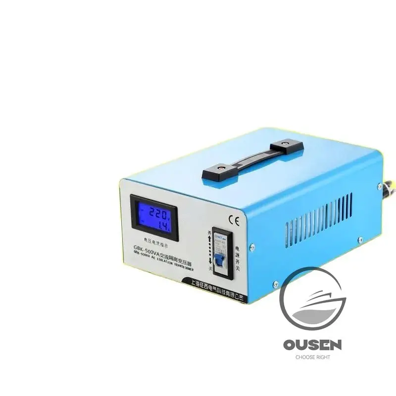 

GBK-500VA Isolation Cattle Transformer 220v To 220v Audio To 1:1 Dry-type Electrical Safety Maintenance Power Supply 500w