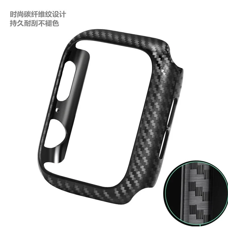 Карбоновый Защитный корпус для Apple Watch 4 / 3 / 2 / 1 Серии