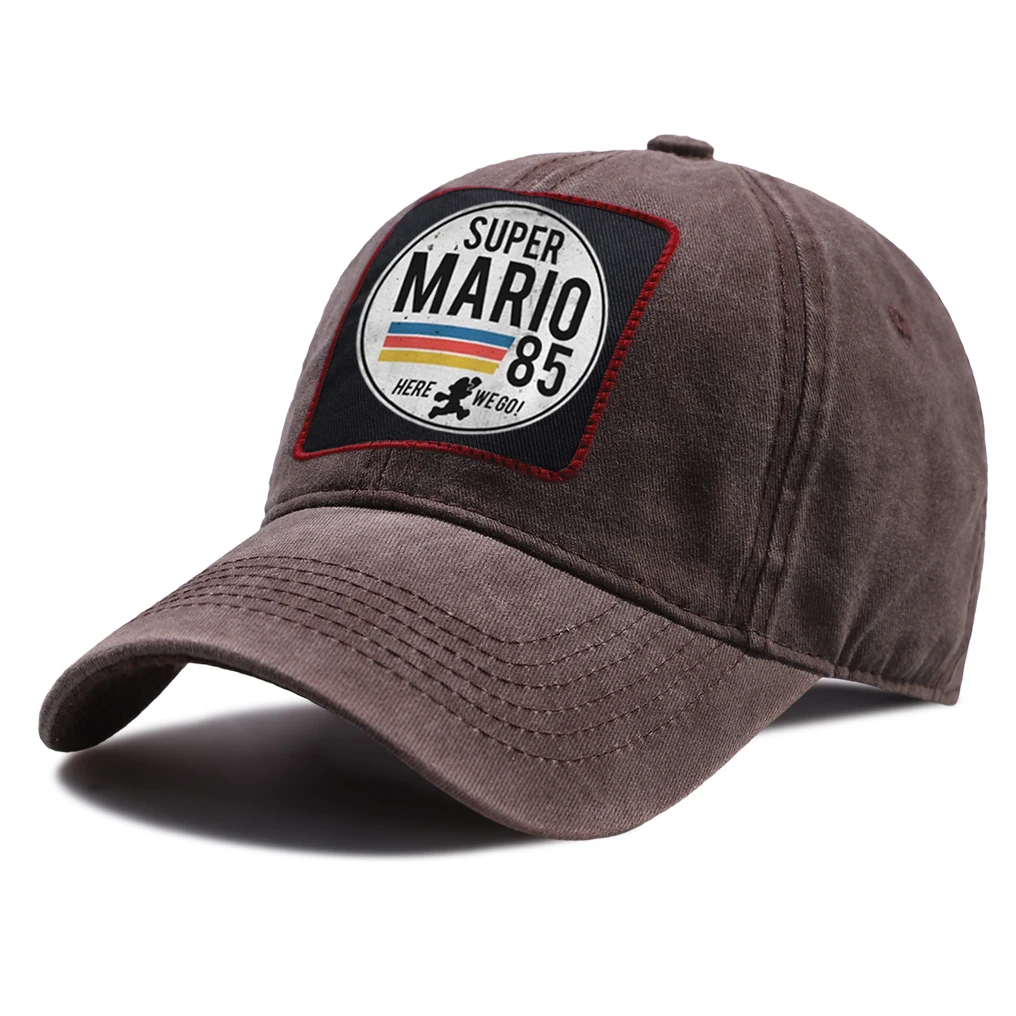 Регулируемые хлопковые шапки для верховой езды бейсболки с мультяшным принтом