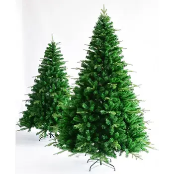 

Artificial Christmas Tree Mixed Leaf Automatic Tree Decorations for Home Office Party New Year 2021 Coated Stainlees Steel Base