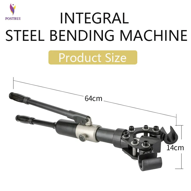 

Manual hydraulic steel bending machine electric handhold rebar round steel handhold bending machine bending hoop small
