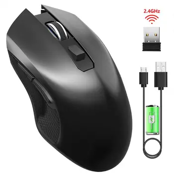 

2.4G Mini Portable Wireless Mouse Optical Gaming Mice Colorful Breathing Lights