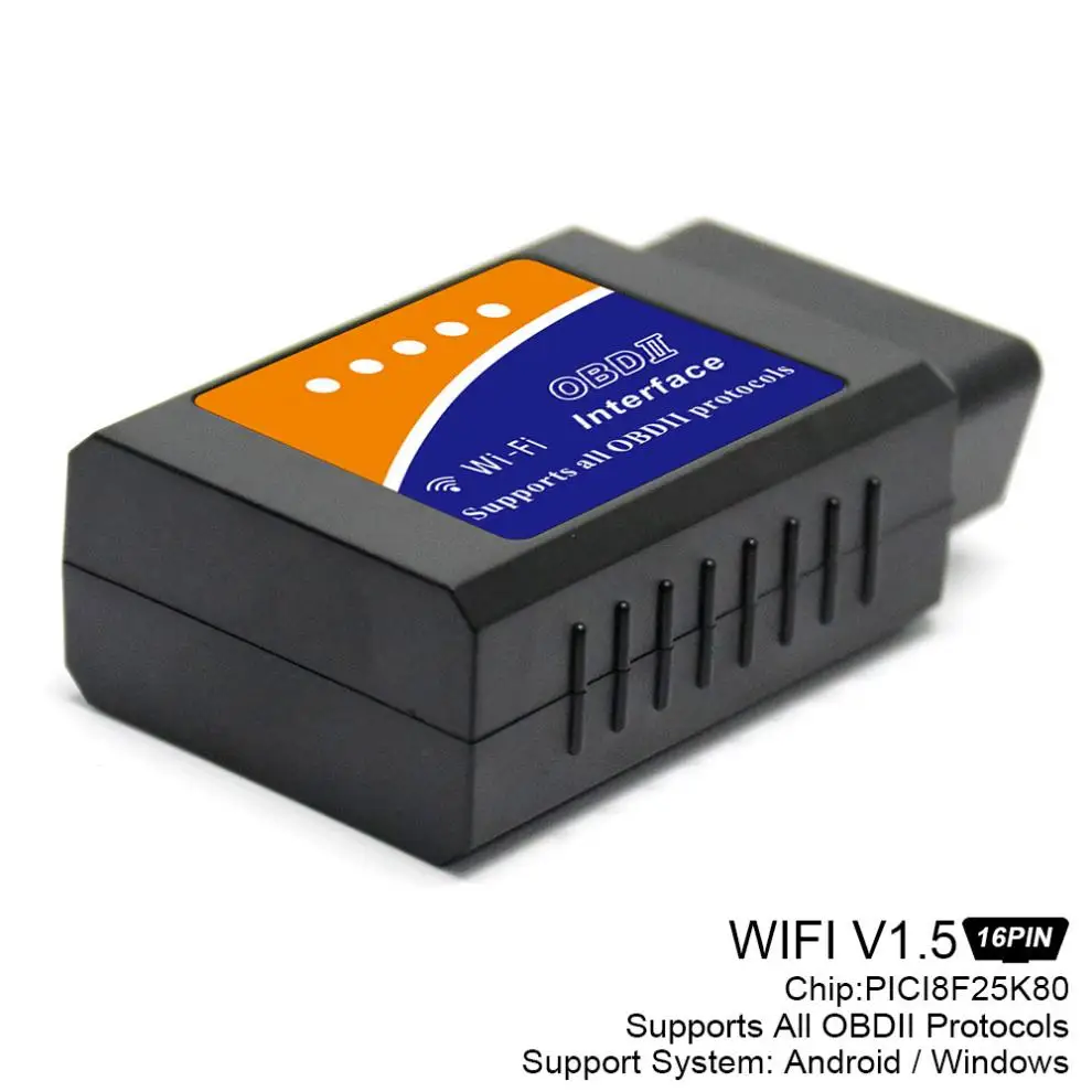Супер Мини Wi-Fi сканер ELM327 V1.5 PICI8F25K80 беспроводное устройство для чтения кодов OBDII