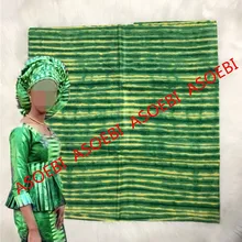 Африканский адире Кампала Базен 5 ярдов парча ткань Базен Riche ткань бязь брокад тканевой «вареный» Тип ткань bazin