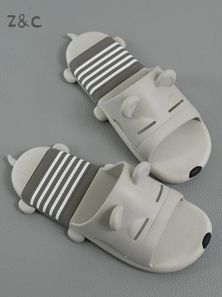 

Slipper men summer Couple's slippers fashion trend home use antiskid Man cartoon wear cool slippers summer home soft slippers
