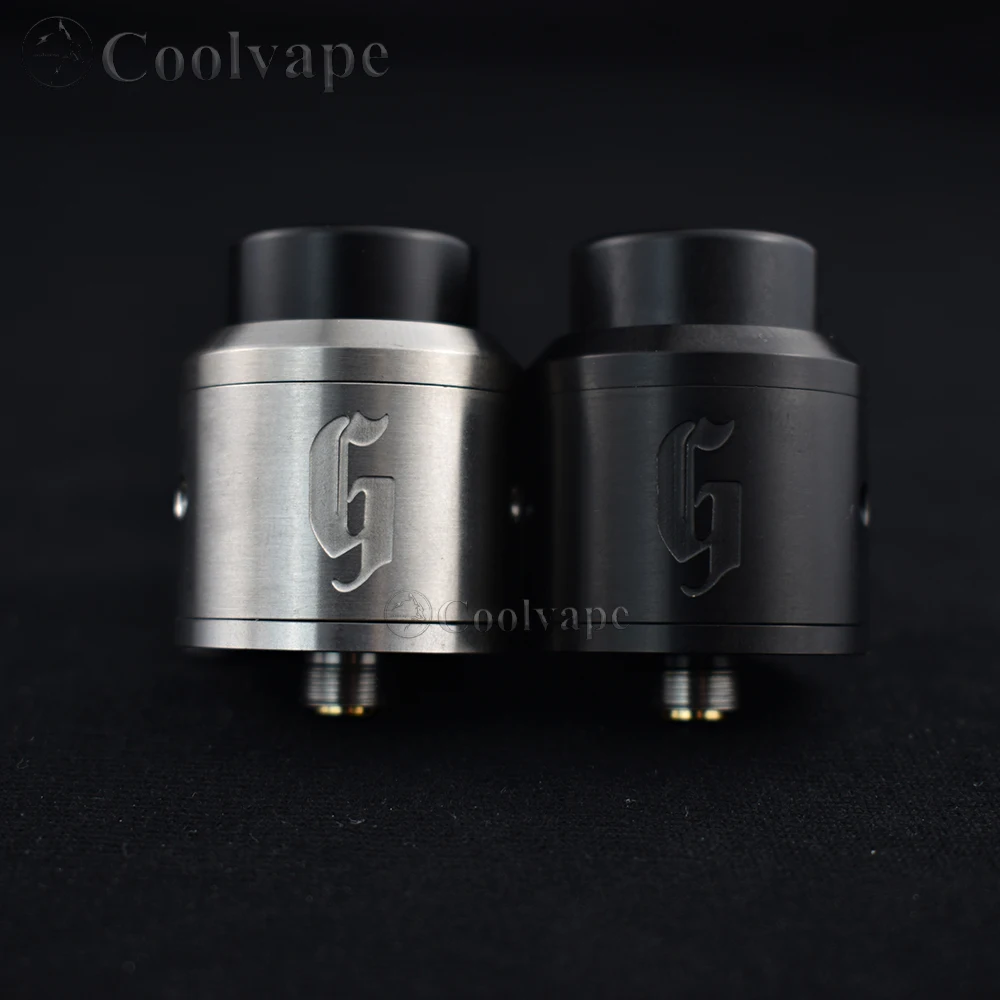 

Goon rda 528 25mm rda Single Coil or Dual Coils 316ss Rebuildable with pin bf vape Vaporizer Tank vs Apocalypse rda Atomizer