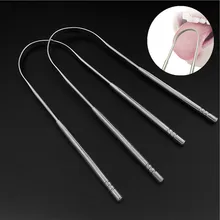 304 скребок для языка из нержавеющей стали, очиститель свежего дыхания, чистящая щетка с покрытием, зубная гигиена полости рта, инструменты для ухода