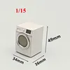 Creative 1:20/15/25 Dollhouse Miniature DIY Scene Decoration Mini Washing Machine for Model Hobbies 4