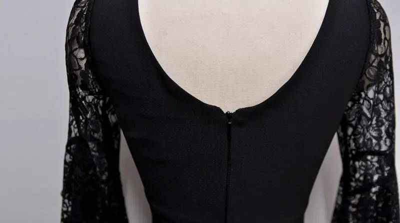 Половина блестящие пикантные рукава кружева лоскутное v-образным вырезом Bodycon Vestidos женские летние миди Клубные платья