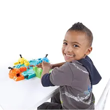 Jeu de société Hippo affamé en marbre, jeu d'alimentation interactif pour parents et enfants, jouets éducatifs de bureau, cadeau