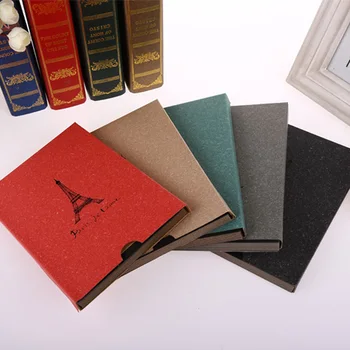 

Creative Small Diy Manual Photo Album Retro Iron Tower Shell Six Inch Baby Souvenir Album Record Book Pictures Storage