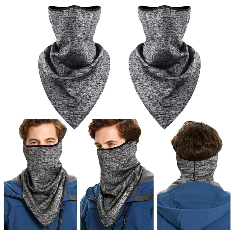 Практичная велосипедная маска для лица, капюшон, шейный шарф, высокое качество, зимняя ветрозащитная дышащая теплая флисовая Лыжная маска для лица