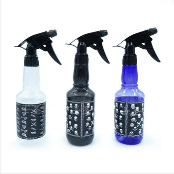 

400ML 50ML Square Shape Refillable Hairdressing Spray Mist Bottle Salon Retro Oil Head Barber Water Sprayer Hairstyling Tool