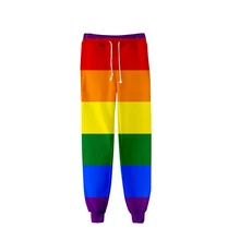 rainbow striped pants mens