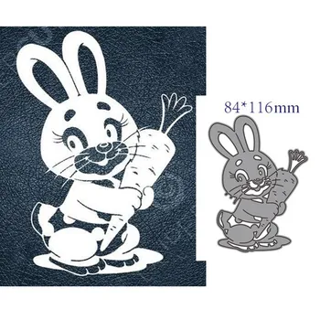 

metal cutting dies cut die mold Animal rabbit decoration Scrapbook paper craft knife mould blade punch stencils dies