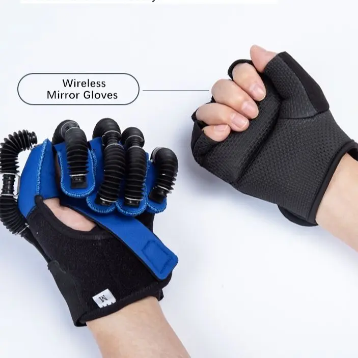 

English Stroke Hemiplegia Rehabilitation Robot Gloves Hand Finger Training Function Recovery Exercise Equipment