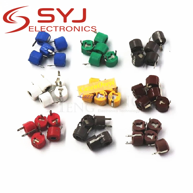 20 шт. JML06-1 6 мм 5PF 10PF 20PF 30PF 40PF 50PF 60PF 70PF 120PF триммер Регулируемый конденсатор 5P 10P 20P 30P