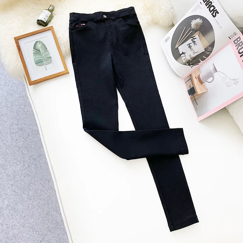 

AcFirst Autumn Winter Women Fashion Black Long Pants Pencil Pants High Waist Female Pants Formal Office Style Plus Size