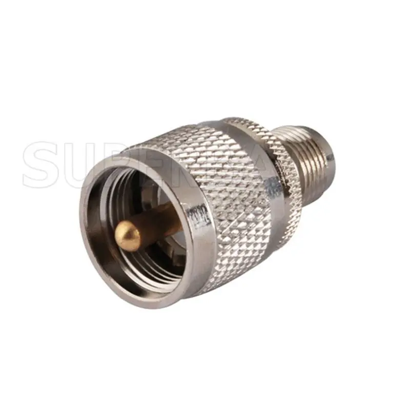 TNC Female to UHF Male Straight RF Coaxial Connector Adapter