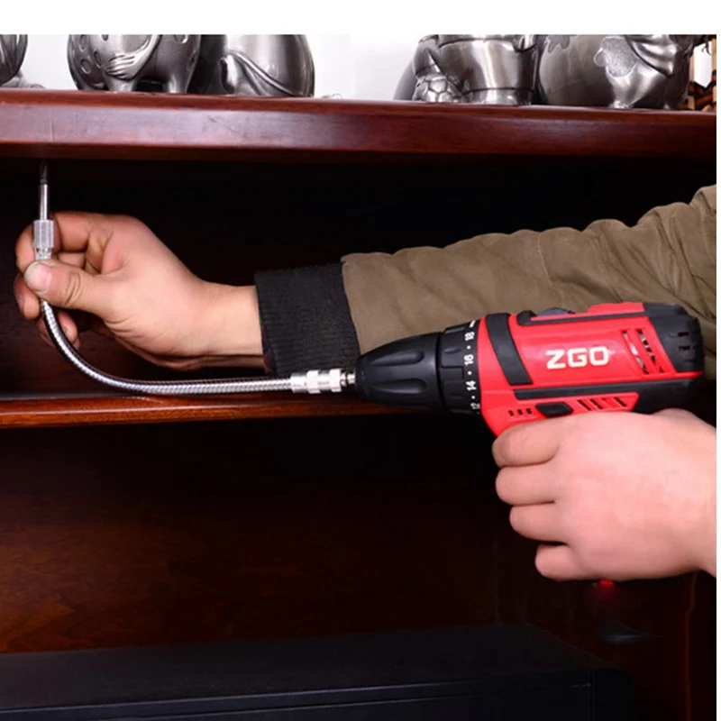 

20CM Universal Metal Charging Drill Shaft Easy Flexible Bending Connecting Adapter Link for Electronic Drill