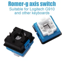 Accesorios de teclado Original OMRON Romer-G Switch ormon Axis para DIGITECH G910 G810 G310 Pro Cherry interruptor de teclado mecánico