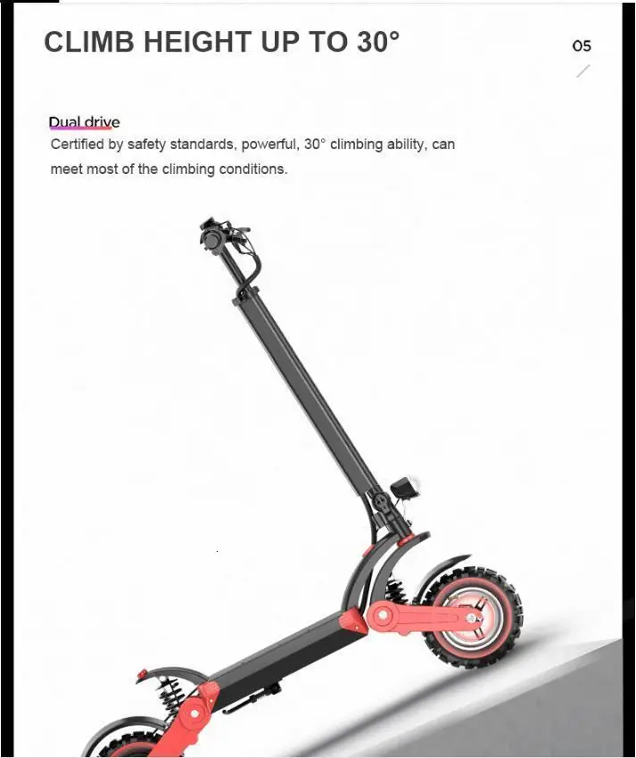 Foldable Electric Skateboard Two Wheels Electric Scooters Off Road Single Drive 500W 48V 35KMH Powerful Electric Bike (13)