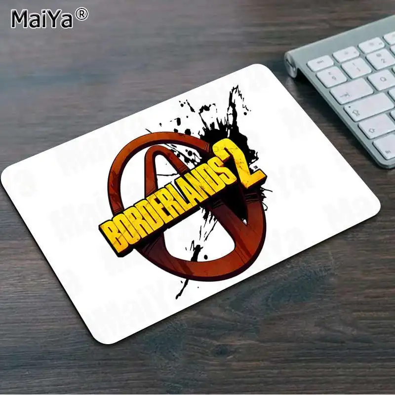 Maiya дизайн Borderlands2 индивидуальный игровой коврик для мыши для ноутбука большой коврик для мыши клавиатуры коврик - Цвет: Not Lock Edge20x25cm