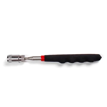

Picking Up Nuts Bolts Extendable Rod Stick Mini rubber handle Portable LED Light Magnetic Telescopic Pen Pick Up Tool