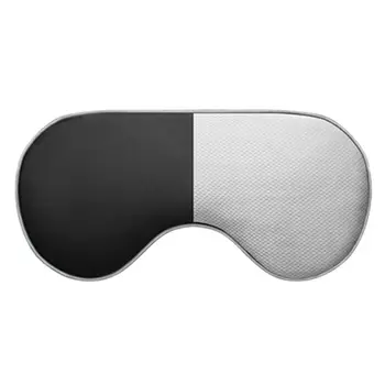 

Unisex Double-Sided Faux Silk Sleeping Eye Mask Adjustable Cool Warm Blindfold