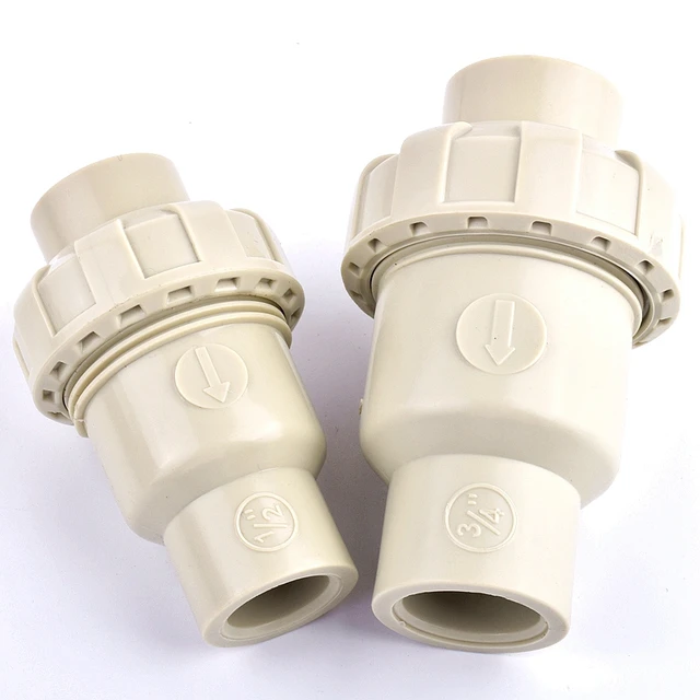 20 ~ 63 Mm Pph Ellenőrző Szelepcsatorna -Cső Leeresztése Egyirányú Nem Visszatérő Fedél Szelep Általános Kerti Öntözés Vízcső Csatlakozó - Image 3
