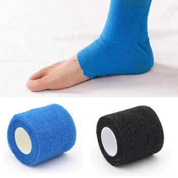 

10 Colors Bandage First Aid Kit Health Care Treatment Self-Adhesive Elastic Bandage Muscle Tape Finger Joints Wrap