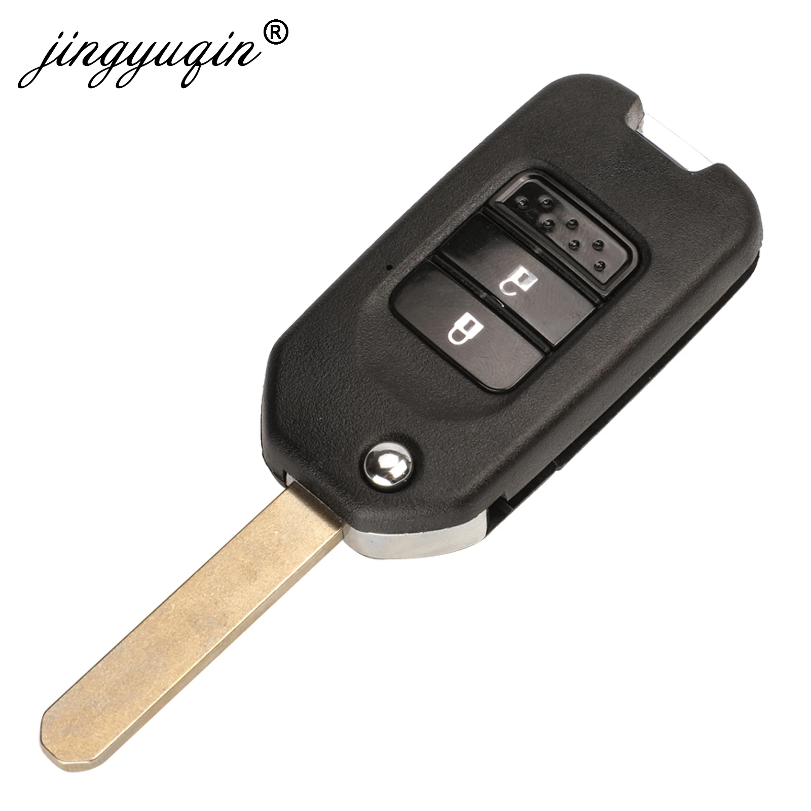 Modified Flip Remote Key Shell For Honda FIT XRV VEZEL CITY JAZZ CIVIC HRV 2/3/4 Buttons Folding Key Case Fob Upgrade