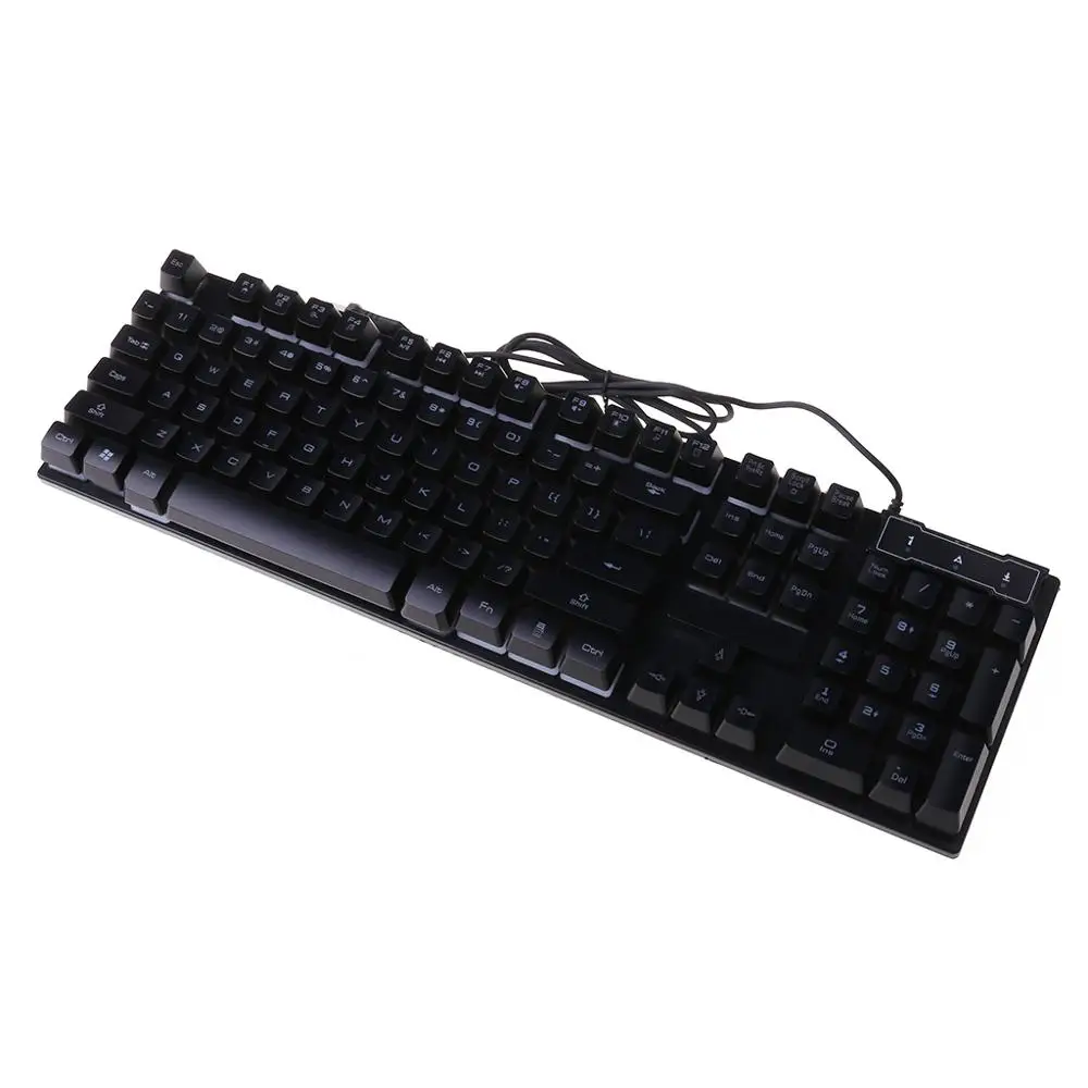 USB Проводная игровая клавиатура 104 клавиши Механическая для компьютера