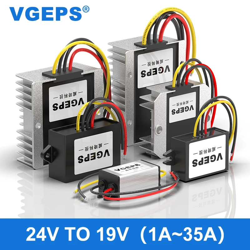 

24V to 19V DC power supply regulator converter 22-40V to 19V step-down power module DC-DC transformer