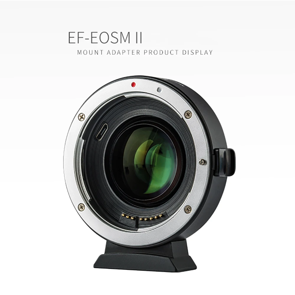 Adattatore Per Obiettivo Viltrox Ef-Eosm Ii 0,71X Ripetitore Di Velocità Per Obiettivo Canon Ef A Eos Ef-M Riduttore Focale Automatico Della Fotocamer