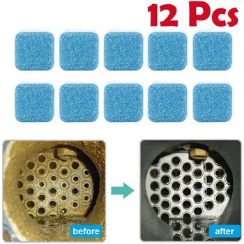 

12Tab Washing Machine Cleaner Washer Cleaning Detergent Effervescent Tablet Cleaner Washing Machine Home Cleaning tool