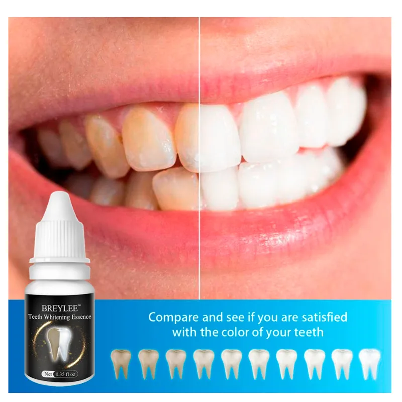 

BREYLEE Perfect Smile 10ml Teeth Whitening Essence Oral Hygiene Cleaning Serum White Gel Teeth Care Tooth Bleaching Dental Tools