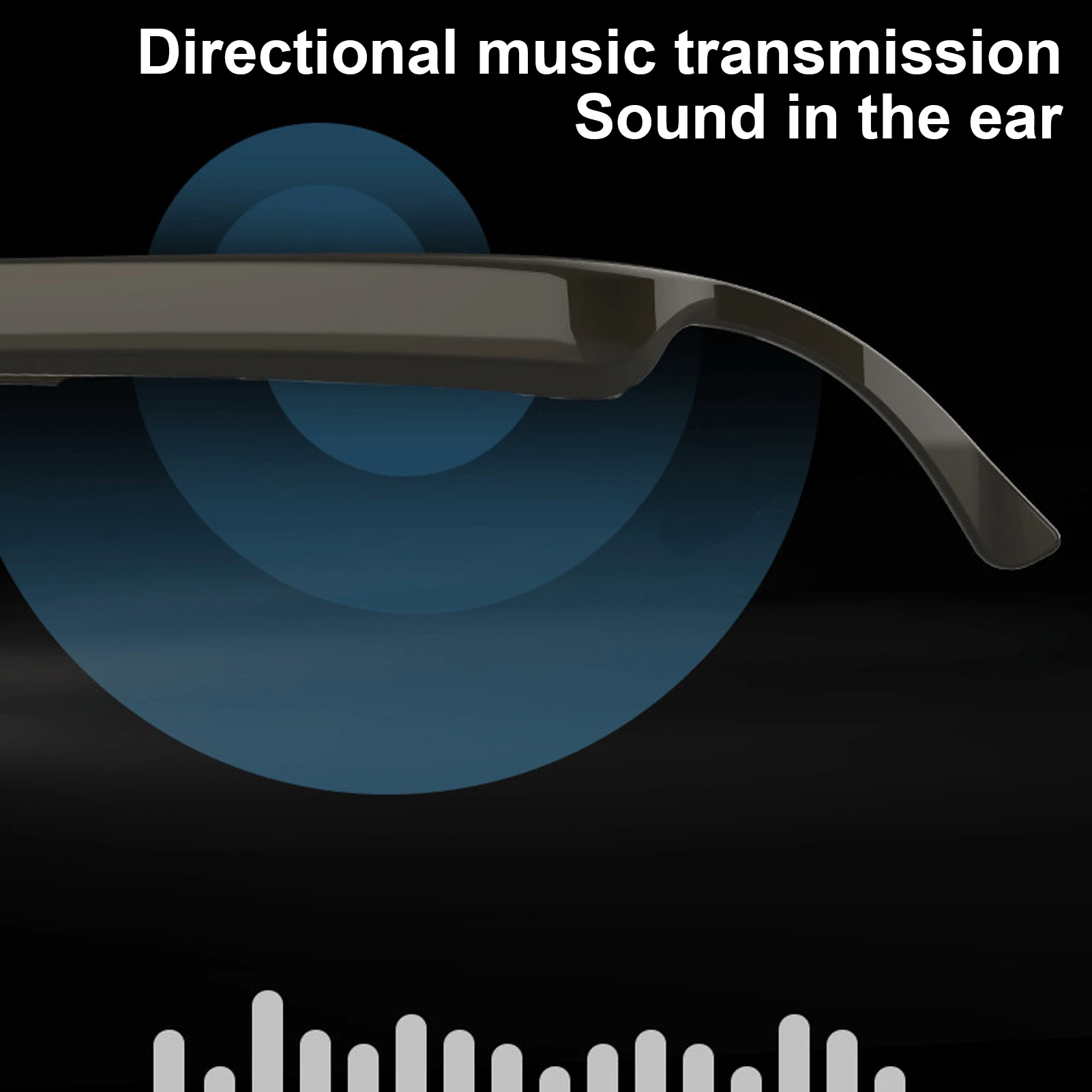Bluetooth Audio Sunglasses Glasses Bone Conduction Smart Headset Sweatproof Wireless Handsfree Open Ear Music Driving Goggles