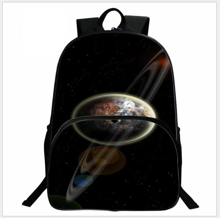 16 дюймов 3D Galaxy Рюкзак для девочек-подростков Космическая Звезда детские школьные рюкзаки Детский рюкзак дорожная сумка для мальчиков Mochila - Цвет: as pictures