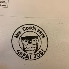 Смешные/красивые/отличная работа печать учителя Сова персонализированные пользовательские штамп с именем самописание для подарка школьная Оценка/друг подарок