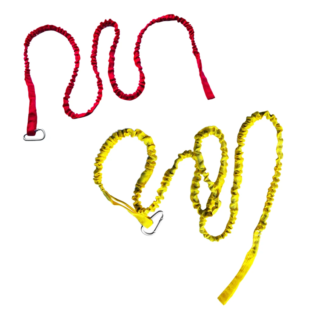 Kayak Canoe Boat SUP Paddle Leash Fishing Rod Holder Safety Lanyard Tether with Carabiner Clip Hook