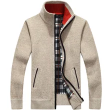 

Men's Spring Jacket Fashion Sweater Male Autumn Thick Knitted Sweaters Pull Homme Brand Sweater Coat Long Sleeve Knit Cardigan