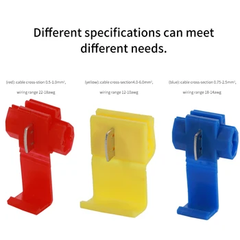 

New 75pcs Kit Fine-quality High Temperature Resistance Break-free Wire Terminals Cold-pressed Quick Connectors